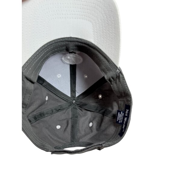 Lexus Gray White Embroidered Logo Strapback Baseball Cap Adjustable Hat OSFM - Picture 9 of 12